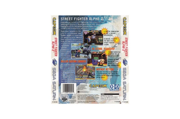 Street Fighter Alpha 2 Back Insert Only [Saturn] - Sega Saturn | VideoGameX